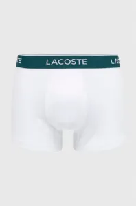 Boxerky Lacoste (3-pak) pánské, bílá barva, 5H3389-NUA #1942051