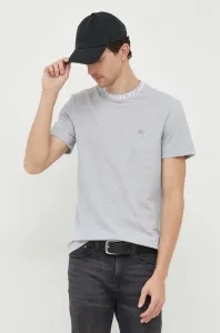 Tričko Lacoste šedá barva, s aplikací