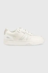 Kožené sneakers boty Lacoste L001 bílá barva #5333805