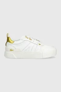 Kožené sneakers boty Lacoste L002 bílá barva, 45CFA0032 #4947133