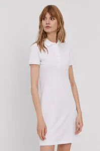 Šaty Lacoste bílá barva, mini, jednoduché, EF5473-001 #5860852