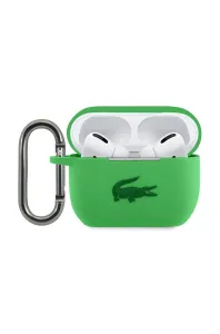 Lacoste Liquid Silicone Glossy Printing Logo pouzdro pro Apple Airpods Pro Green