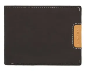 Lagen Pánská kožená peněženka 615195 brn/tan
