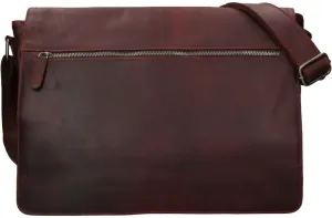 Lagen Pánská kožená taška na notebook BLC/4474/21 BRN