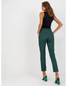 Dámské kalhoty EMMA tmavě zelené