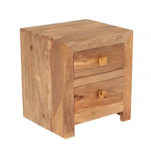 indickynabytek.cz - Noční stolek Hina 45x50x40 z mangového dřeva
