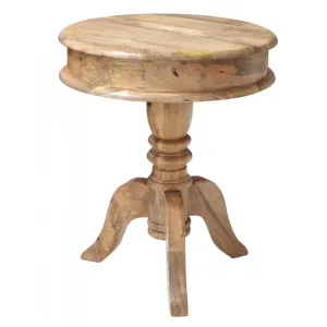 indickynabytek.cz - Odkládací stolek Devi 50x60x50 z mangového dřeva