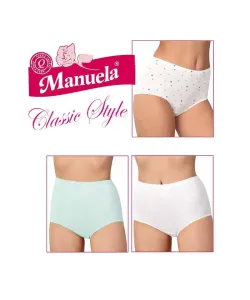 Lama Manuela 3XL A'6 dámské kalhotky, 3XL, bílá