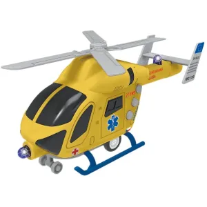 MADE - Vrtulník záchranný na setrvačník se světlem a zvukem