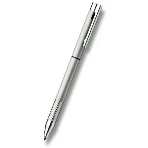 Kuličkové pero Lamy Twin Pen Logo Brushed Steel - multipen 1506/6067730 + 5 let záruka, pojištění a dárek ZDARMA