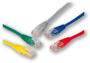PC-200 C5E UTP/0,5M - červená - propojovací (patch) kabel