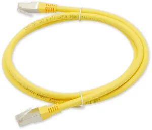 PC-800 C6 FTP/0,5M - žlutá - propojovací (patch) kabel