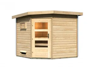 Venkovní finská sauna HEIKKI Lanitplast Přírodní dřevo
