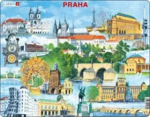 Puzzle Praha pohlednice #4450361