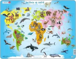 Puzzle Zvířata světa