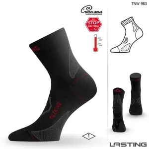 Ponožky Lasting TNW 75% Merino - černé Velikost: L