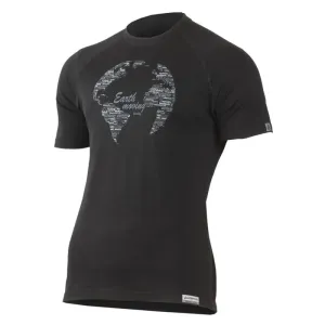 Lasting Pánské vlněné Merino tričko EARTH černé 160g Velikost: XL