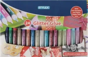 Lepidla glitter glue  24ks