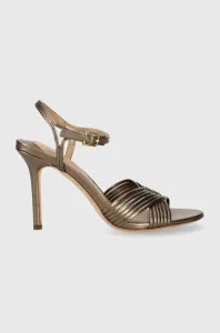 Kožené sandály Lauren Ralph Lauren Madelaine zlatá barva, 802912330001 #5412142