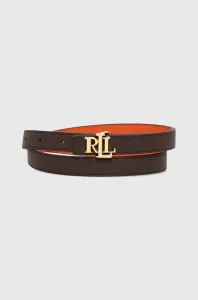 Oboustranný kožený pásek Lauren Ralph Lauren dámský #6179153