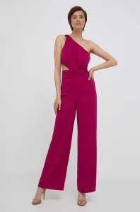 Overal Lauren Ralph Lauren růžová barva, s kulatým průkrčníkem #5408232