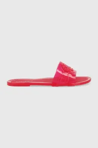 Pantofle Lauren Ralph Lauren Alegra Jelly dámské, růžová barva, 802904253002 #6054444