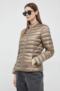 Péřová bunda Lauren Ralph Lauren dámská, béžová barva, zimní #5943411