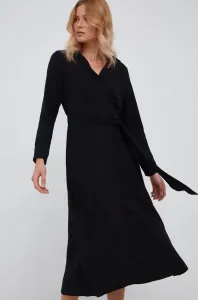 Šaty Lauren Ralph Lauren černá barva, midi #2031770