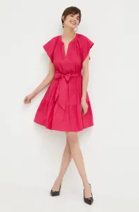 Šaty Lauren Ralph Lauren růžová barva, mini #5406822