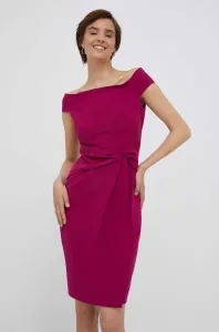 Šaty Lauren Ralph Lauren růžová barva, mini #4652410