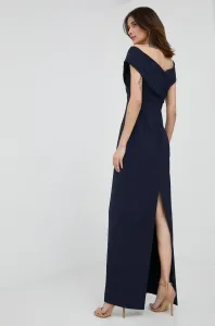 Šaty Lauren Ralph Lauren tmavomodrá barva, maxi #4288480