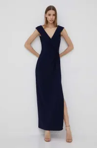 Šaty Lauren Ralph Lauren tmavomodrá barva, maxi, jednoduchý #5943265