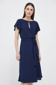 Šaty Lauren Ralph Lauren tmavomodrá barva, mini