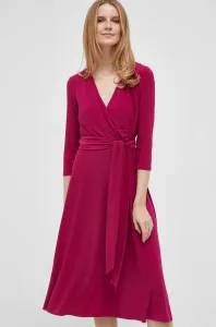 Šaty Lauren Ralph Lauren tmavomodrá barva, mini #5738599