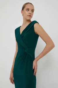 Šaty Lauren Ralph Lauren zelená barva, maxi #5624500