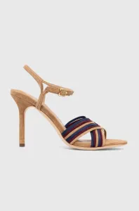 Semišové sandály Lauren Ralph Lauren Madelaine béžová barva, 802912329003 #5412053