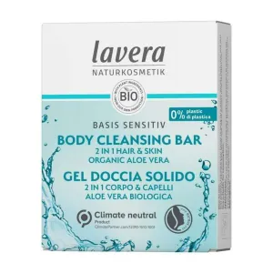 Lavera Tuhé mýdlo 2v1 na tělo i vlasy Basis Sensitiv (Body Cleansing Bar) 50 g