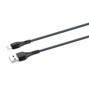 Kabel USB - Lightning LDNIO LS521, 1 m (šedomodrý)