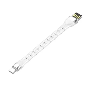 Kabel USB - USB-C LDNIO LS50 0,15 m (bílý)