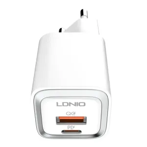 LDNIO A2318C USB, USB-C 20W síťová nabíječka + kabel Lightning