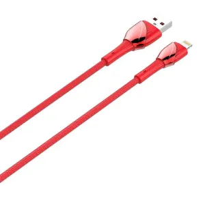 Lightning kabel LDNIO LS661 30W, 1m Červený