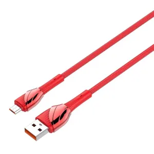 USB - Micro USB kabel LDNIO LS661 1m, 30W (červený)