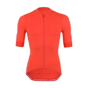 LE COL Cyklistický dres s krátkým rukávem - PRO ECO - oranžová
