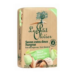 Le Petit Olivier Extra jemné přírodní mýdlo Mandlový olej (Extra Mild Surgras Soap) 250 g