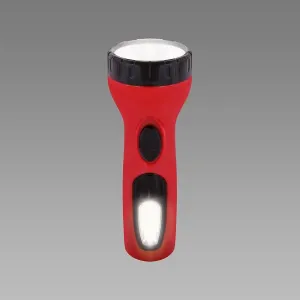 Svítilna Traper LED 1W+2W 03933 Červená/černá