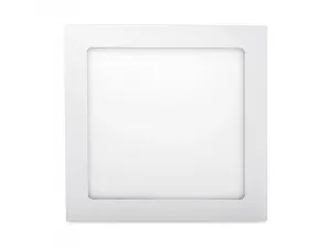 LED Solution Bílý vestavný LED panel hranatý 170 x 170mm 12W Economy Barva světla: Studená bílá 10485