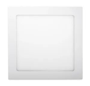 LED Solution Bílý vestavný LED panel hranatý 225 x 225mm 18W Barva světla: Studená bílá 191097