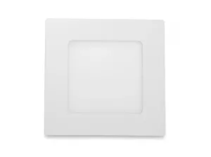 LED Solution Bílý vestavný LED panel hranatý 90 x 90mm 3W Economy Barva světla: Studená bílá 10479