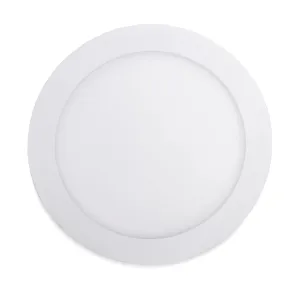 LED Solution Bílý vestavný LED panel kulatý 120mm 6W Economy Barva světla: Denní bílá 7859
