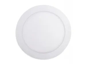 LED Solution Bílý vestavný LED panel kulatý 220mm 18W Economy Barva světla: Teplá bílá 7864